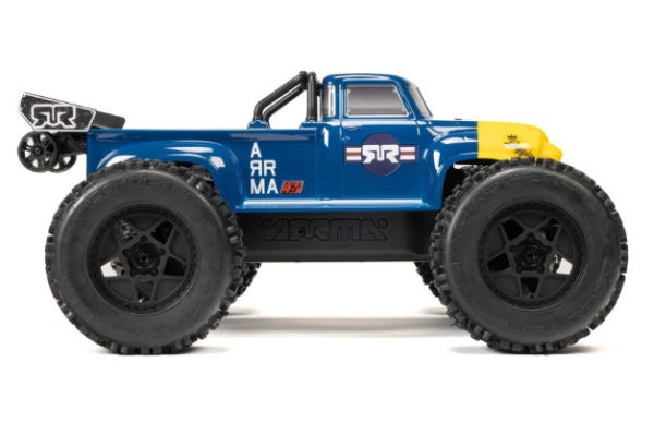 ARA8611V6T2 - 1/8 NOTORIOUS 6S 4X4 RTR Brushless Stunt Truck, Blue